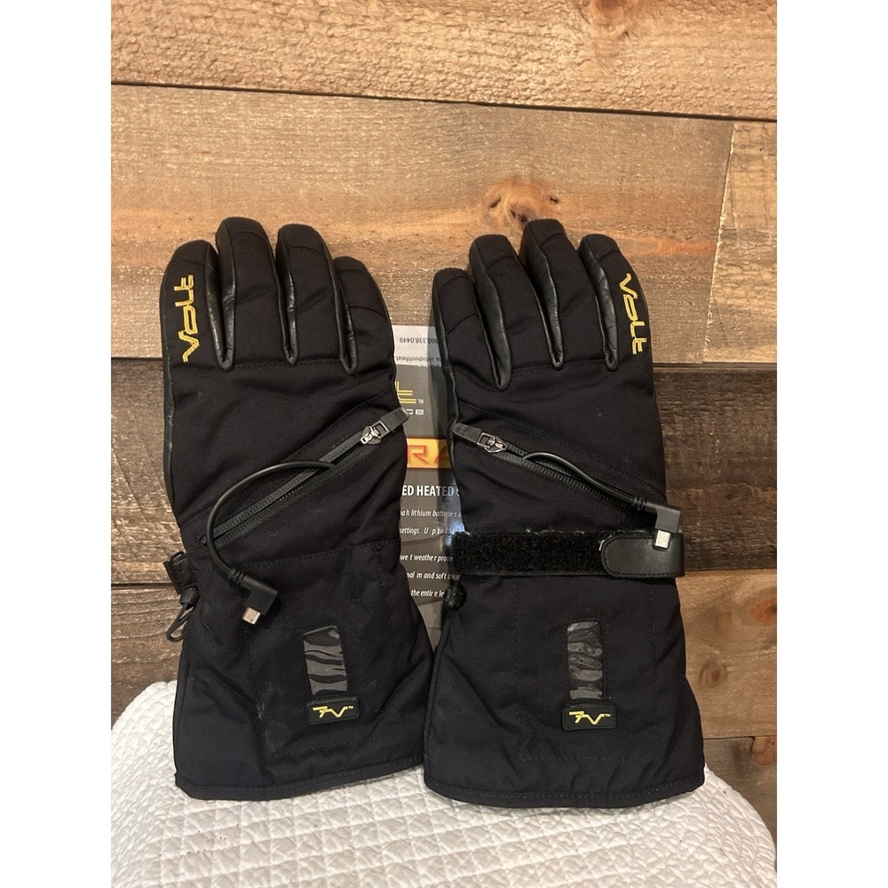 NEW Volt Heat 7V Tatra Heated Textile Waterproof Snow Gloves Black Men's S